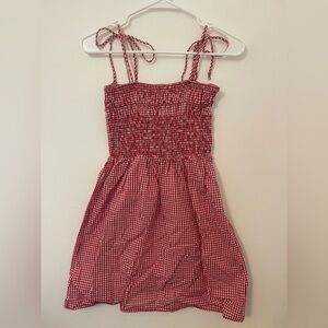 Heart & Hips Red Gingham Mini Dress